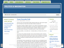 Tablet Screenshot of imaginationpluspolitics.wordpress.com