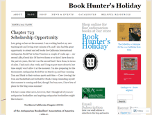 Tablet Screenshot of bookhuntersholiday.wordpress.com