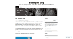 Desktop Screenshot of blabbrgirl.wordpress.com