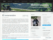 Tablet Screenshot of motoreteando.wordpress.com