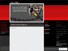 Tablet Screenshot of motocrossdestination.wordpress.com