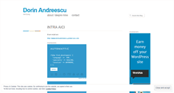 Desktop Screenshot of dorinandreescu.wordpress.com