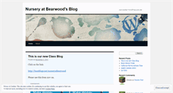 Desktop Screenshot of nurseryatbearwood.wordpress.com