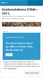 Mobile Screenshot of exoticosdoadriano.wordpress.com