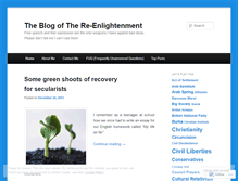Tablet Screenshot of enlightenmentlover.wordpress.com