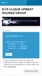 Mobile Screenshot of djsclique.wordpress.com