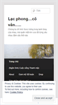 Mobile Screenshot of lacphongcovan.wordpress.com