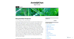 Desktop Screenshot of annie0j0chan.wordpress.com