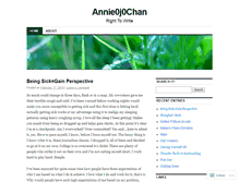 Tablet Screenshot of annie0j0chan.wordpress.com