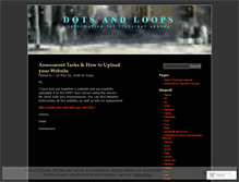 Tablet Screenshot of dotsandloops.wordpress.com