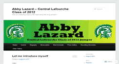 Desktop Screenshot of abbylazard.wordpress.com