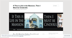 Desktop Screenshot of lifeinthemansion.wordpress.com