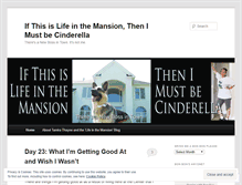 Tablet Screenshot of lifeinthemansion.wordpress.com