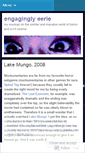 Mobile Screenshot of engaginglyeerie.wordpress.com