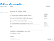 Tablet Screenshot of cultiverducannabis.wordpress.com