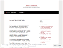 Tablet Screenshot of lacorteamericana.wordpress.com