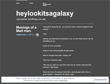 Tablet Screenshot of heylookitsagalaxy.wordpress.com