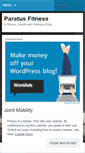 Mobile Screenshot of paratusfitness.wordpress.com