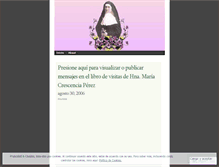 Tablet Screenshot of crescencia.wordpress.com