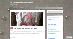 Desktop Screenshot of confeccionesana.wordpress.com