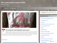 Tablet Screenshot of confeccionesana.wordpress.com