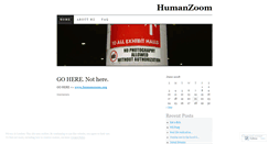 Desktop Screenshot of humanzoom.wordpress.com