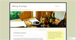 Desktop Screenshot of beingforeign.wordpress.com