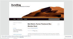 Desktop Screenshot of duneblog.wordpress.com