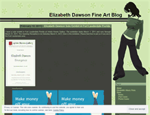 Tablet Screenshot of elizabethdawsonfineart.wordpress.com