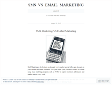 Tablet Screenshot of emailvssms.wordpress.com