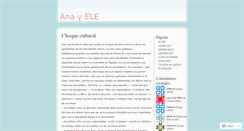 Desktop Screenshot of anaele.wordpress.com