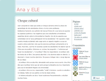 Tablet Screenshot of anaele.wordpress.com