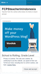 Mobile Screenshot of fcpsteacherinindonesia.wordpress.com