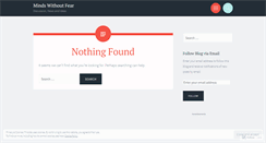 Desktop Screenshot of mindswithoutfear.wordpress.com