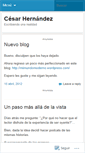 Mobile Screenshot of cesarhernadezblog.wordpress.com