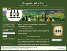 Tablet Screenshot of hungarianwineclub.wordpress.com