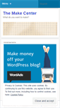 Mobile Screenshot of makecenter.wordpress.com