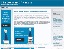 Tablet Screenshot of hendrasyahputra.wordpress.com