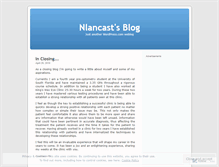 Tablet Screenshot of nlancast.wordpress.com