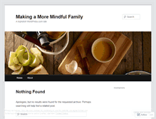 Tablet Screenshot of moremindfulfamily.wordpress.com