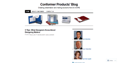 Desktop Screenshot of conformerinc.wordpress.com