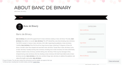 Desktop Screenshot of mariettaga.aboutbancdebinary.wordpress.com