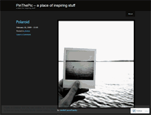 Tablet Screenshot of pinthepic.wordpress.com