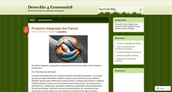 Desktop Screenshot of derecho4economics.wordpress.com