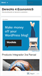 Mobile Screenshot of derecho4economics.wordpress.com