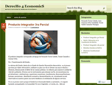 Tablet Screenshot of derecho4economics.wordpress.com