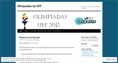 Desktop Screenshot of olimpiadasuff.wordpress.com
