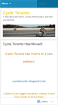 Mobile Screenshot of cycletoronto.wordpress.com