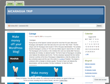 Tablet Screenshot of nicaraguatrip.wordpress.com