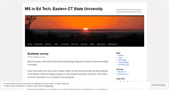 Desktop Screenshot of edtechecsu.wordpress.com